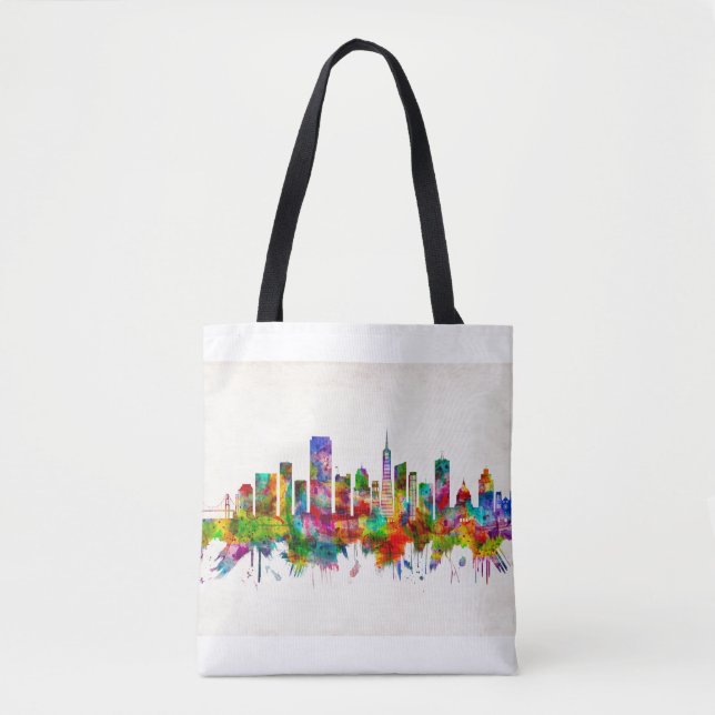 Bolsa Tote Skyline da Califórnia em São Francisco (Frente)