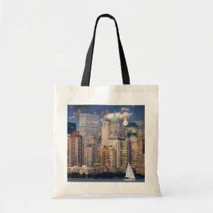 Bolsa Tote Skyline da Nova Iorque do Rio Hudson