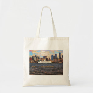 Bolsa Tote Skyline de Seattle