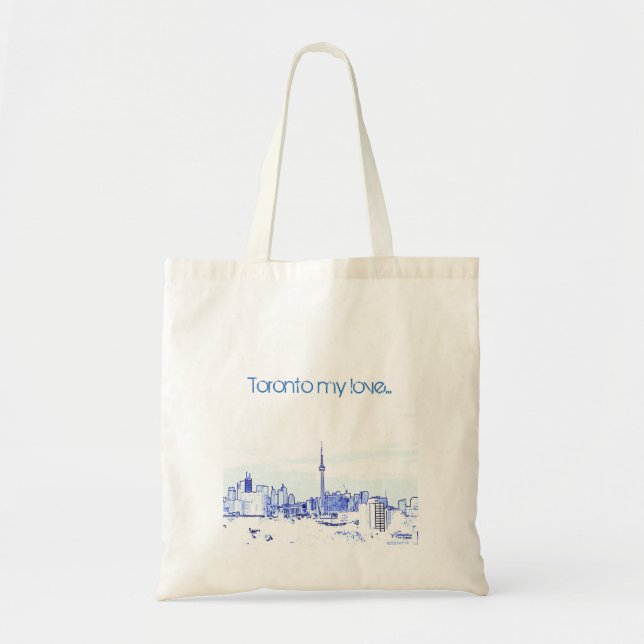 Bolsa Tote Skyline de Toronto (Frente)