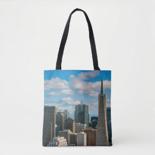 Bolsa Tote Skyline do Distrito Financeiro de São Francisco