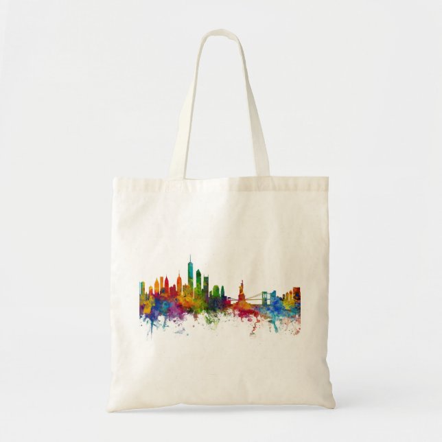 Bolsa Tote Skyline Nova York (Frente)