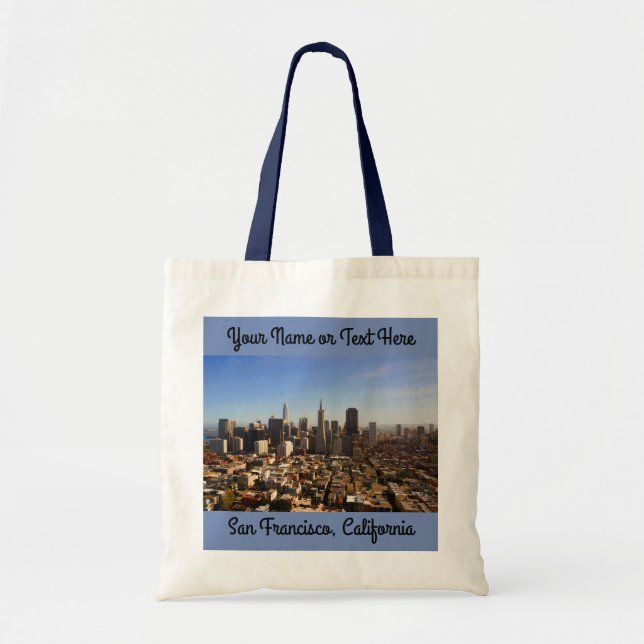 Bolsa Tote Skyline São Francisco #8-1 Tote Bag (Frente)