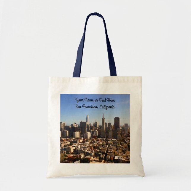 Bolsa Tote Skyline São Francisco #8-2 Tote Bag (Frente)