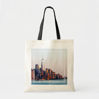 Bolsa Tote Skyline View Sunset de Nova York - World Trade Cen