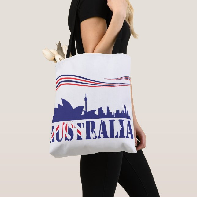 Bolsa Tote Skyscaape Austrália (Close Up)