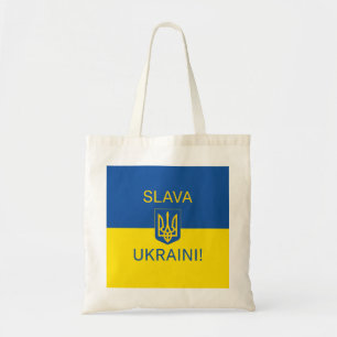 Bolsa Tote Slava Ucraniano glória da Ucrânia símbolo de pa