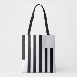 Bolsa Tote Sleek Black & White Custom Totoag
