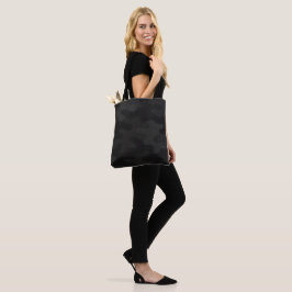 Bolsa Tote Sleek Camo Deep Black Dark Charcarbont Moderno
