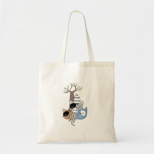 Bolsa Tote Sleeping cat Tote Bag (Frente)