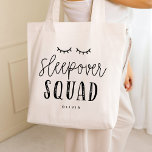 Bolsa Tote Sleepover Squad Editable Color SlumbParty<br><div class="desc">Este design adorável pode ser personalizado para as suas combinações de cores favoritas. Faz um presente excelente! Encontre papelaria e presentes no nosso compro: www.berryberrysweet.com.</div>