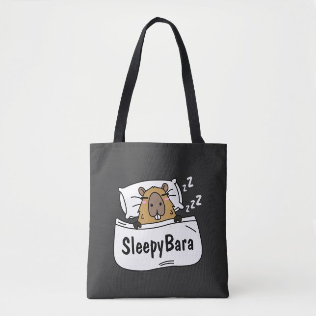 Bolsa Tote Sleepybara Rodents (Frente)