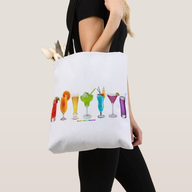 Bolsa Tote SlipperyJoe aplaude coquetéis de álcool LGBTQIA ga (Close Up)