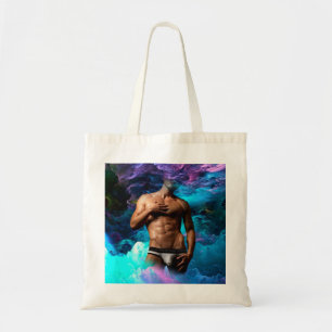 Bolsa Tote SlipperyJoe's cueca masculina musculosa protuberân