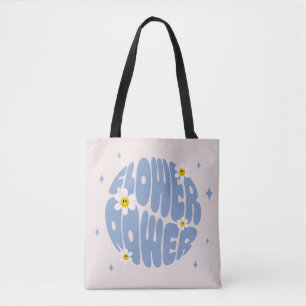 Bolsa Tote Slogan de alimentação da ventoinha