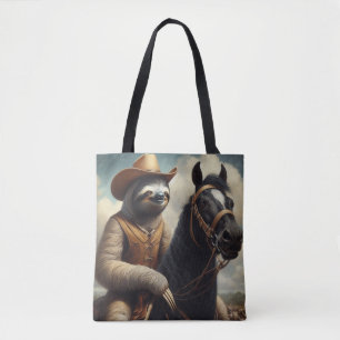 Bolsa Tote Sloth Cowboy