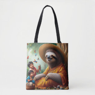 Bolsa Tote Sloth Grandma