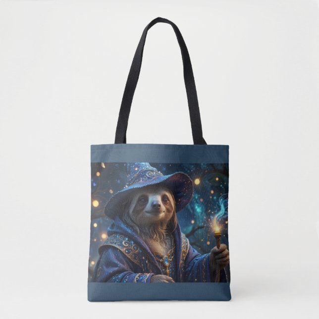 Bolsa Tote Sloth Wizard (Frente)