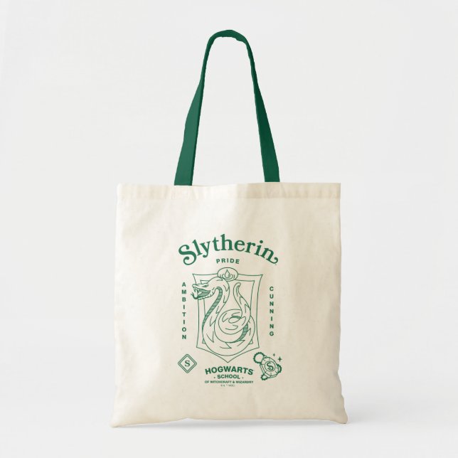 Bolsa Tote SLYTHERIN™ Pride Ambition Cunning Crest (Frente)