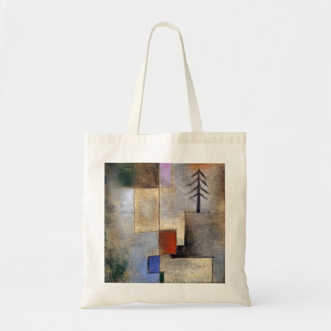 Bolsa Tote Small fir picture (1922) by paul klee (Frente)