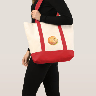 Bolsa Tote Smile Dog Burger