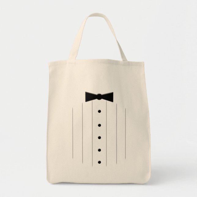 Bolsa Tote Smoking do traje de cerimónia (Frente)