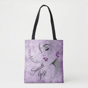 Bolsa Tote Smooth Jazz Lady Singer