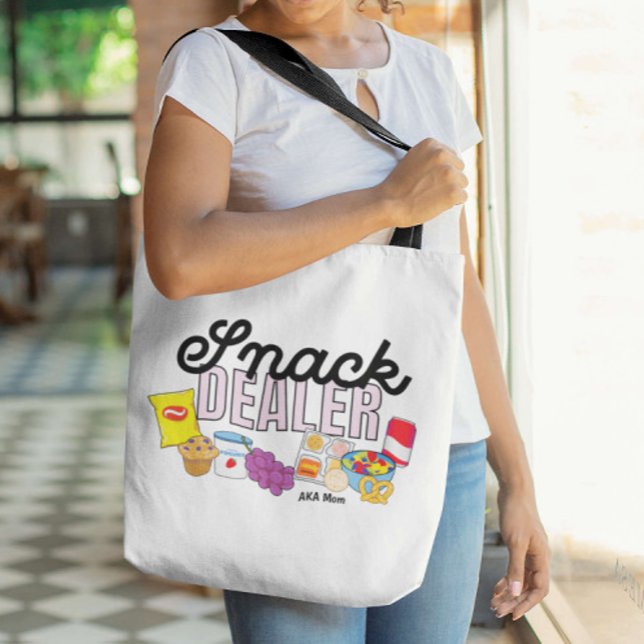 Bolsa Tote Snack Dealer Mãe Vida Engraçada Saco (Criador carregado)