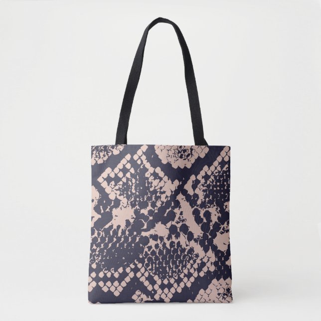 Bolsa Tote Snakeskin sem costura Patternsnake, sem costura, p (Frente)