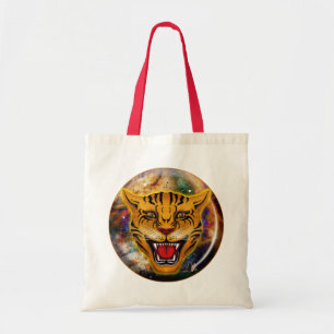Bolsa Tote Snarling Tigre Nebula Tote Bag