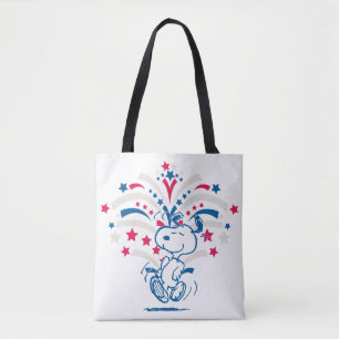 Bolsa Tote Snoopy 4 de julho Dance