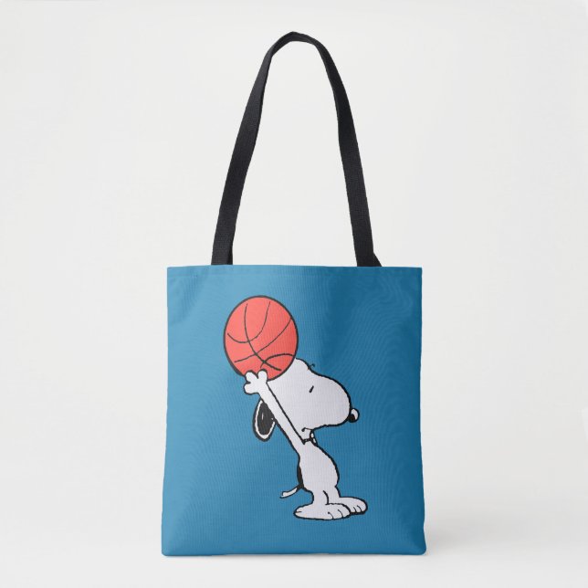 Bolsa Tote Snoopy Varsity Sports Basketball (Frente)