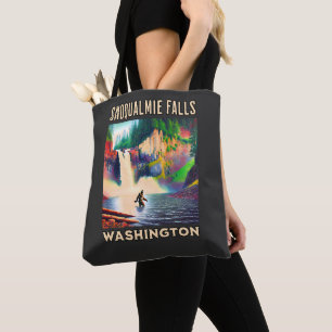 Bolsa Tote Snoqualmie Cai Shirt Washington, Sasquatch