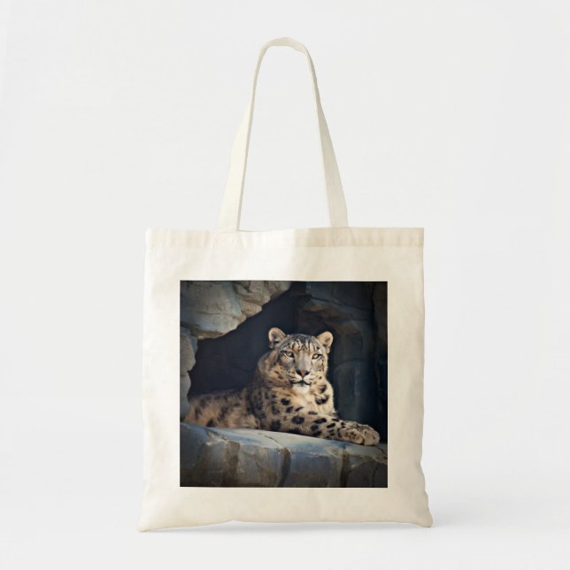 Bolsa Tote Snow Lepard (Frente)