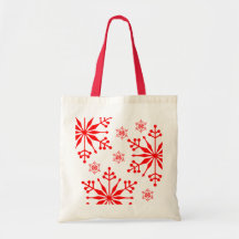 Snowflake Style Tote Bag