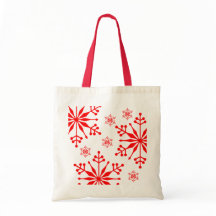 Snowflake Style Tote Bag
