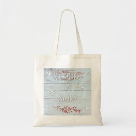 Bolsa Tote Snowflakes and Smiles Tote