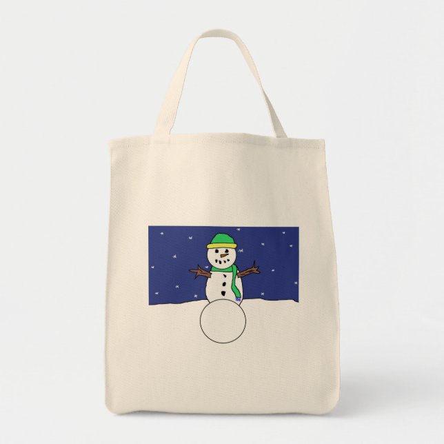 Bolsa Tote Snowman bag (Frente)