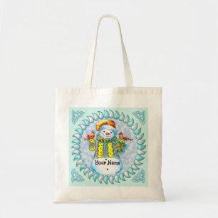 Bolsa Tote Snowman Birdman, sacos de toques