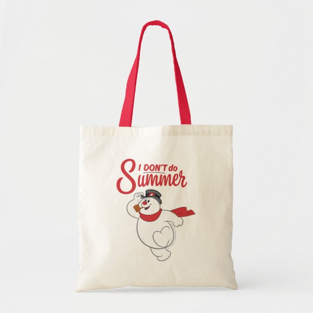 Bolsa Tote Snowman™ congelado | Eu não faço verão (Frente)