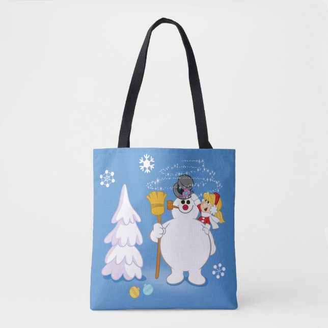 Bolsa Tote Snowman™ congelado | Frosty & Karen Winter Diverti (Frente)