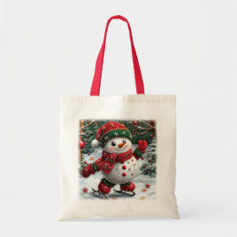 Bolsa Tote Snowman de Natal