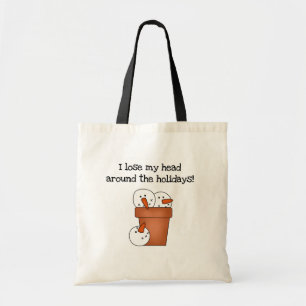 Bolsa Tote Snowman Humor T-shirts e presentes