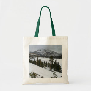 Bolsa Tote Snowy Ellery Lake California Fotografia de inverno