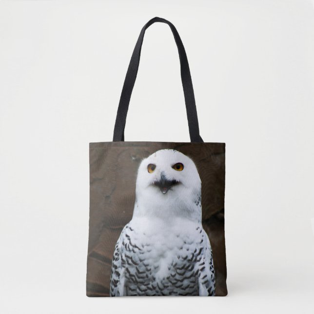Bolsa Tote Snowy Owl stcna (Frente)