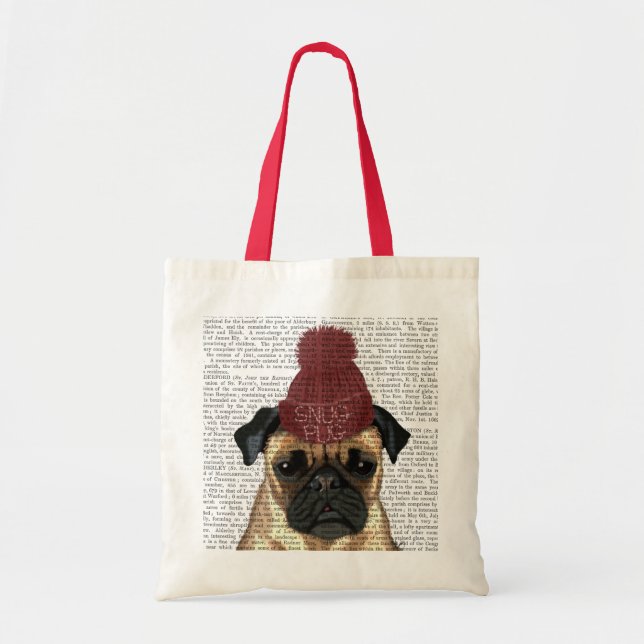 Bolsa Tote Snug Pug (Frente)