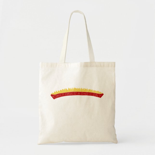 Bolsa Tote Só Dia de Batata Frita 🍟 (Frente)