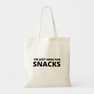 Bolsa Tote Só estou aqui para lanches
