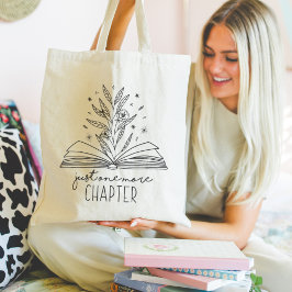 Bolsa Tote Só Mais Um Capítulo Do Livro Floral