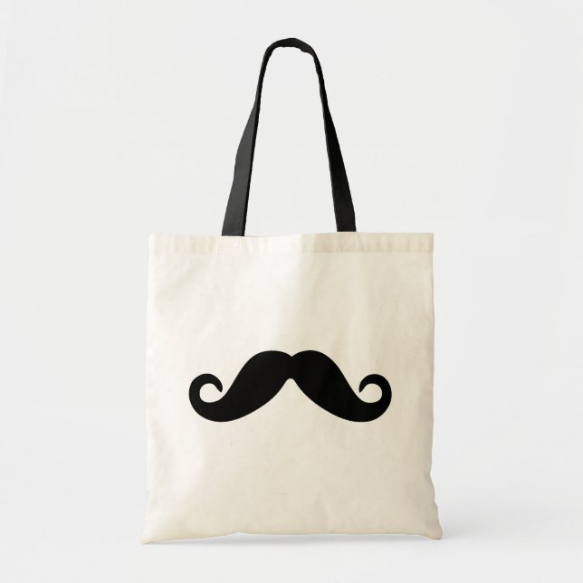 Bolsa Tote só um saco de toalha de bigode (Frente)